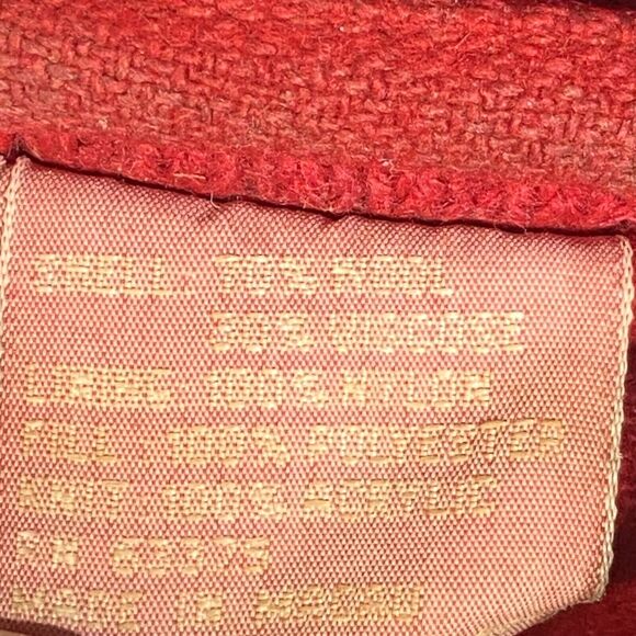 Vintage Jordache Varsity Bomber Jacket Red Blue Wool Blend - Picture 7 of 7